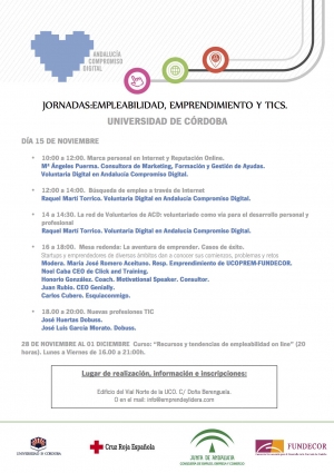 JORNADA: EMPLEABILIDAD, EMPRENDIMIENTO Y TICS. "BÚSCATE LA VIDA"