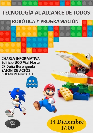 LA TECNOLOGÍA AL ALCANCE DE TODOS. ROBÓTICA Y PROGRAMACIÓN. ¿TE ATREVES?