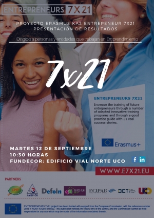 Proyecto Erasmus + Ka2 Entrepeneur 7x21