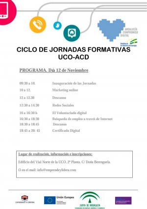 "JORNADAS FORMATIVAS PRESENCIALES" 12 DE NOVIEMBRE.